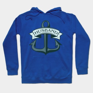 Husband Ships Anchor Hoodie